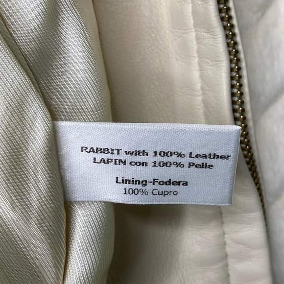 Valentino Roma Leather and Rabbit Fur Coat 🌟 - Picture 13 of 13